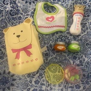 American Girl Bitty Baby snack lunch set